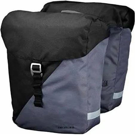 Racktime Vida Dubbele Fietstas 24,5 L Zwart/Grijs