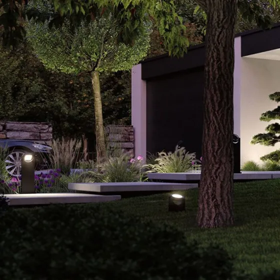 Paulmann Swivea Spot Tuinlamp - Donkergrijs - Modern