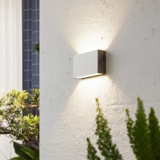 Arcchio Karline LED Buiten Wandlamp - Roestvrij Staal - 1060 lm