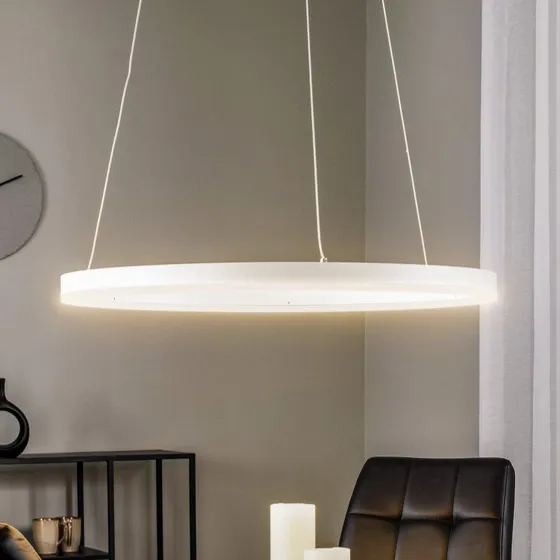 Arcchio Albiona LED hanglamp - Wit - Ø 60 cm - Modern