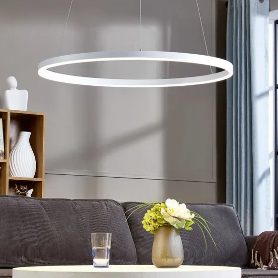 Arcchio Albiona LED hanglamp - Wit - Ø 80 cm