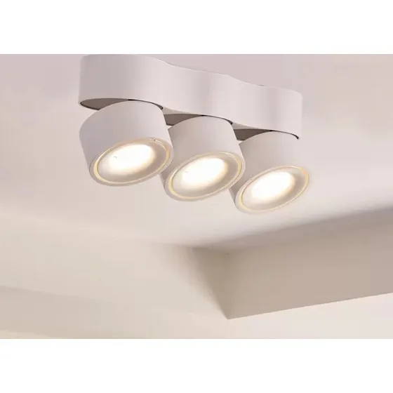 Arcchio Rotari LED Plafondspot - Wit - 3 Verstelbare Lampen