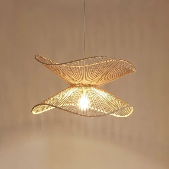 Lindby Valdorin Hanglamp - Beige Papier - Ø 40 cm