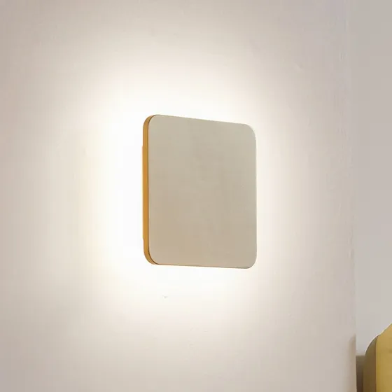 Lucande LED wandlamp Elrik, Goud, 22 cm