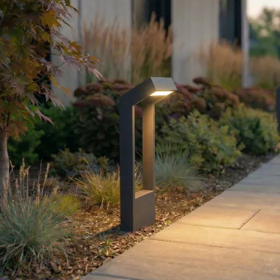 Arcchio LED tuinpadverlichting Kovato - 60 cm - Donkergrijs