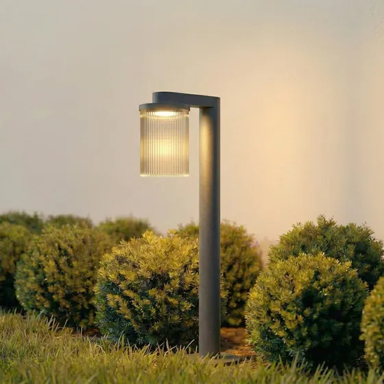 Lucande Beelia LED Tuinpadverlichting - Antraciet - 60 cm