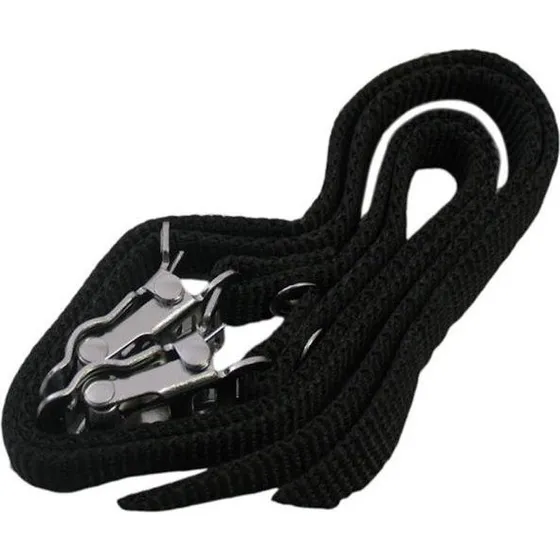 Edge Nylon Toeclipsriempjes Zwart