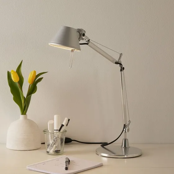 Artemide Tolomeo Micro bureaulamp - Aluminium - Grijs