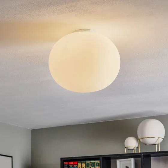 Flos Glo-Ball C1 Plafondlamp - Wit - 33 cm