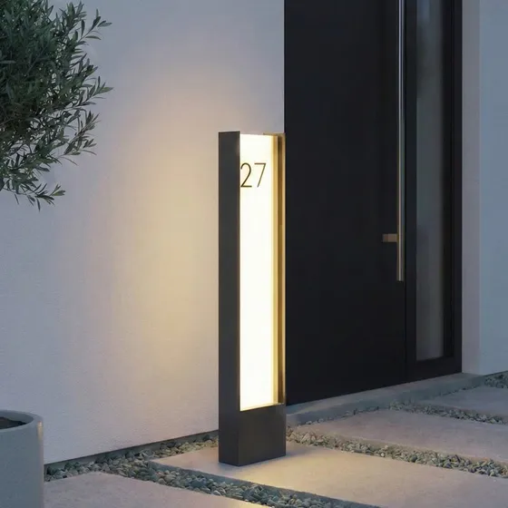 Lindby Selqa LED tuinpadverlichting - Antraciet - IP65