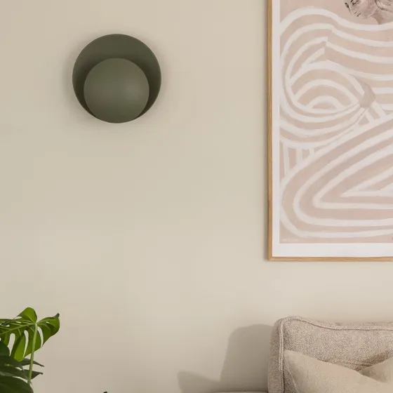 Globen Lighting wandlamp ORBIT - Mosgroen - Metaal - Ø 30 cm