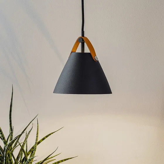 DFTP by Nordlux Hanglamp Strap, Zwart, Ø 16,5 cm