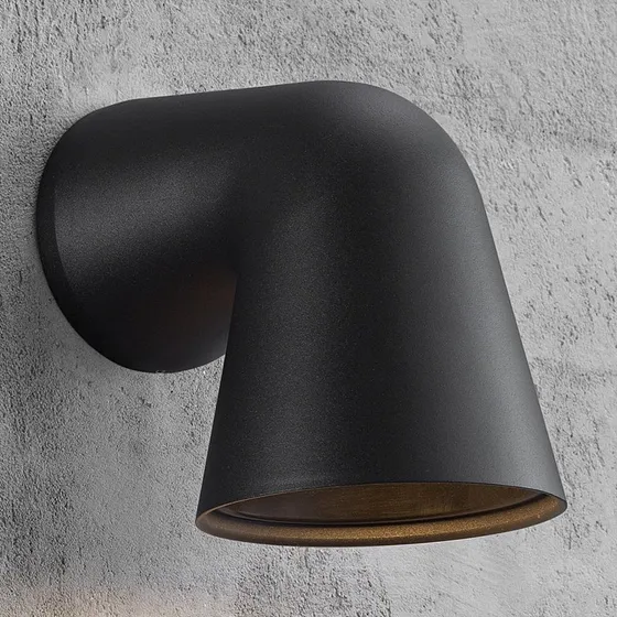 Nordlux Front Buitenwandlamp - Zwart - Aluminium