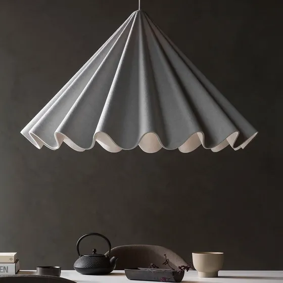 Audo Copenhagen Dancing hanglamp, Wit, Ø 95 cm, Vilt