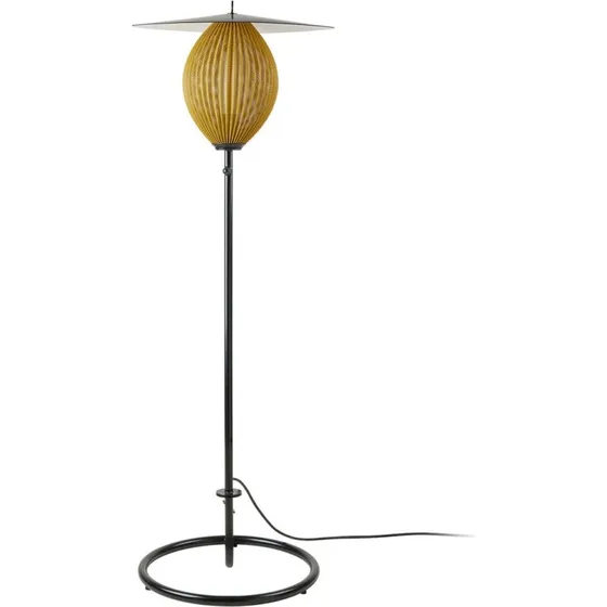 Gubi Satellite Buiten Vloerlamp IP65 - Zwart/Mosterdgoud