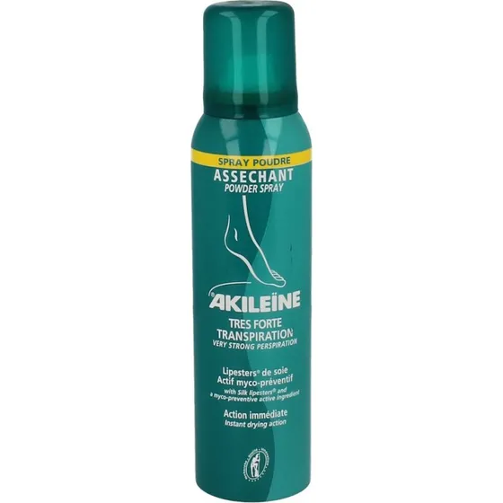 Akileine Poeder Spray Voeten 150ml - Sterke Transpiratiebestrijding