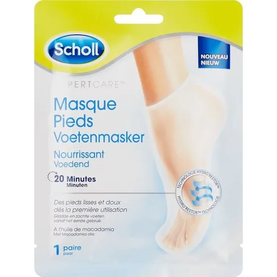 Scholl Voetmasker Expert Care Intensieve Macadamia, 1 paar