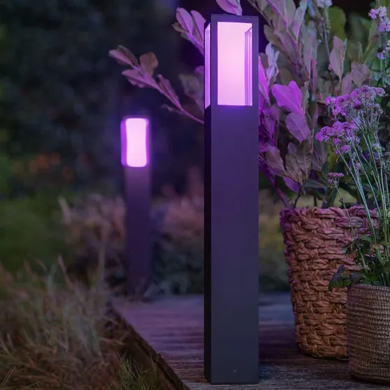 Philips Hue Impress LED Tuinpadverlichting RGBW Smart - Zwart