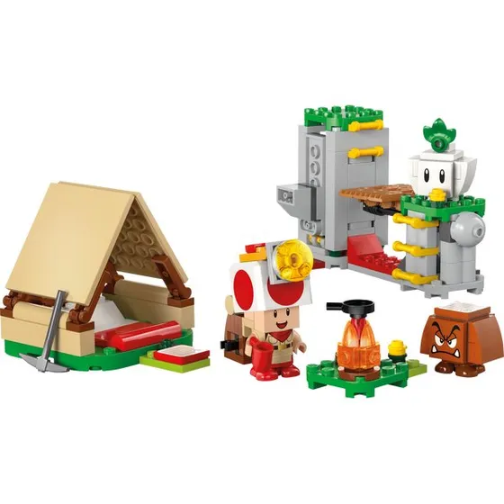 LEGO 72040 Super Mario Toad-baas' Kampeerplaats