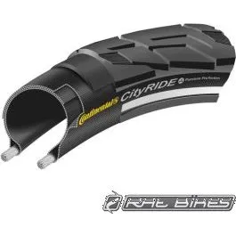 Continental Ride City Puncture Protection 28x1,25" / 32-622 zwart met reflectie