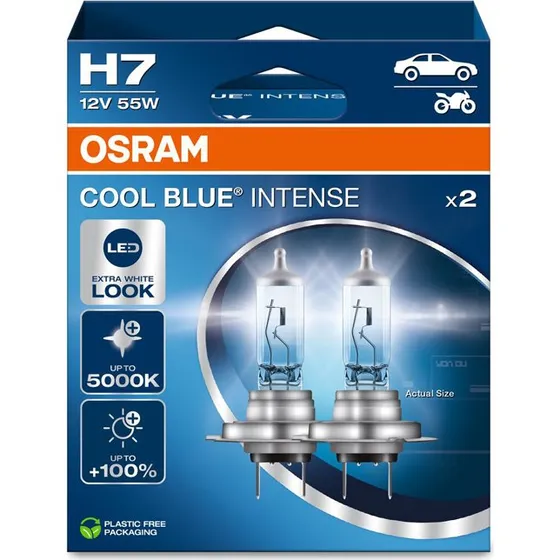Osram Cool Blue Intense H7 12V/55W Set van 2