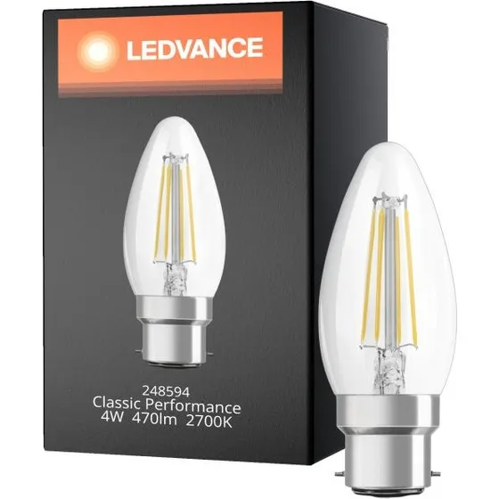 Ledvance Classic Performance LED Lamp B22d 4W 827 Zeer Warm Wit
