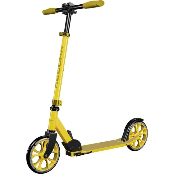 HUDORA Scooter First 200 Geel – Verstelbare Step voor Kinderen vanaf 6 Jaar