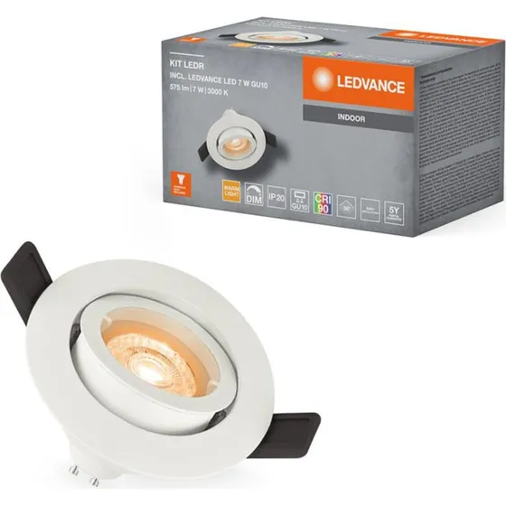 Ledvance LED Spot Kantelbaar GU10 8.3W 520lm 930 Warm Wit