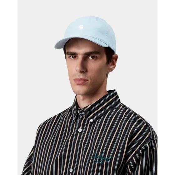 Carhartt WIP Madison Logo Cap Tourmaline/White