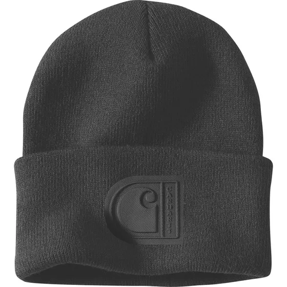 Carhartt C PATCH BEANIE 107190 Zwart