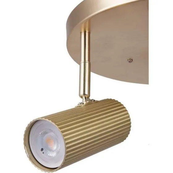 Globen Lighting Hubble 3 Plafondlamp - Geborsteld Messing