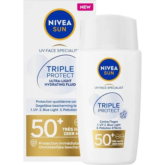 Nivea Sun Triple Protect SPF50+ Zonnebrandcrme 40ml