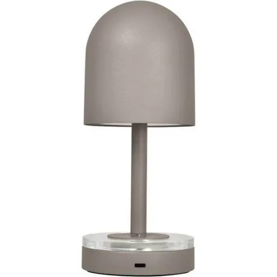 AYTM Acculamp Luceo, Taupe, Metaal, 24 cm, Dimbaar, IP44