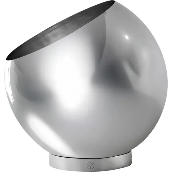 AYTM bloempot Globe Ø 30 cm, Zilver, Roestvrij staal