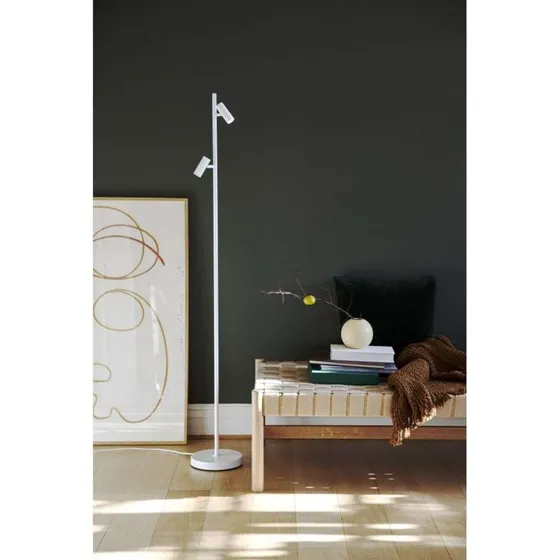 Nordlux Vloerlamp Omari Wit - LED - Dimbaar