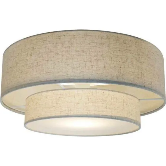 Nordlux Malodin Plafondlamp - Zandbruin - Stof