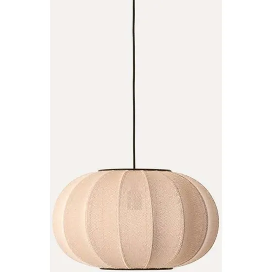 Made By Hand Knit-Wit 45 Oval Hanglamp Sand Stone