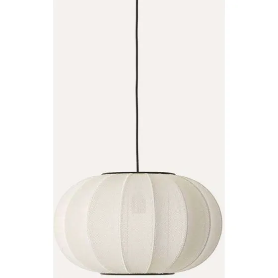Made By Hand Knit-Wit 45 Oval Hanglamp - Pearl White
