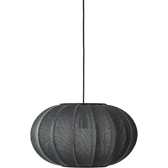Made By Hand Knit-Wit 45 Oval Hanglamp Zwart