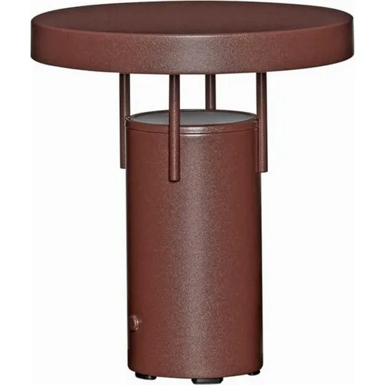 HÜBSCH BringMe Mini LED tafellamp, Bordeauxrood, 20 cm