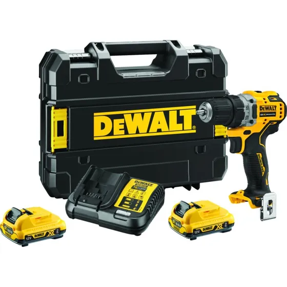 DeWALT DCD701D2-QW 12V Accuboormachine 2x2.0Ah in TSTAK