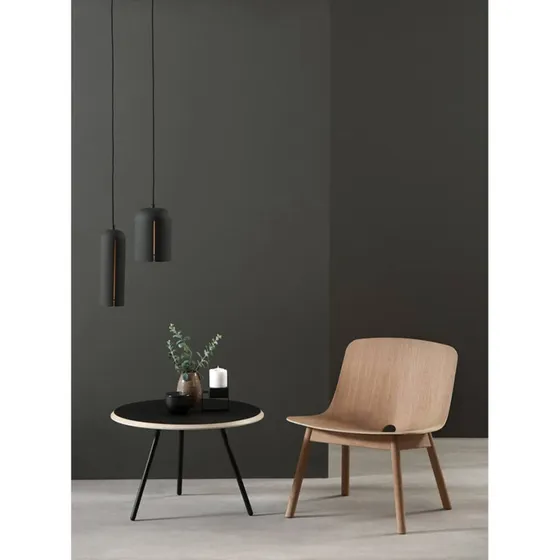Woud Gap Hanglamp Short Zwart/Geelkoper