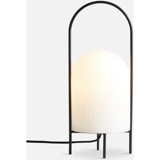 Woud Ghost Tafellamp - Glas - Zwart-wit