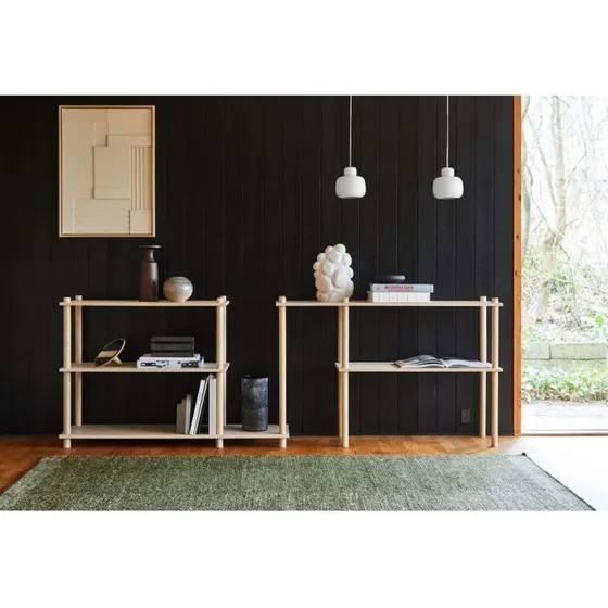 Woud Stone hanglamp Small zwart - Ø 16 cm