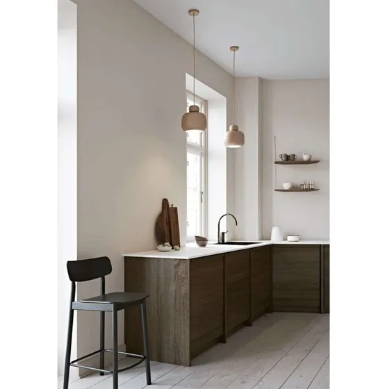 Woud Stone hanglamp Large - Beige - Ø 24 cm