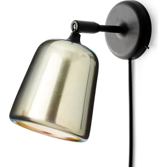 New Works Material Wandlamp Yellow Steel