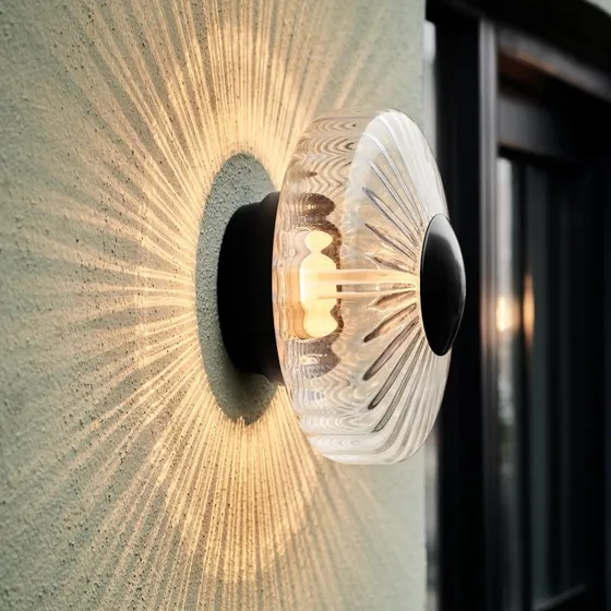 DESIGN BY US LED buiten wandlamp New Wave Optic, 26 cm, IP65