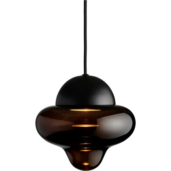 DESIGN BY US Nutty Hanglamp Bruin/Zwart - Mondgeblazen Glas