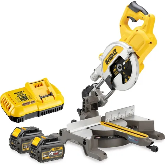 DeWALT DCS777T2 54V XR FlexVolt Accu Afkortzaag Set (2x 6,0Ah)