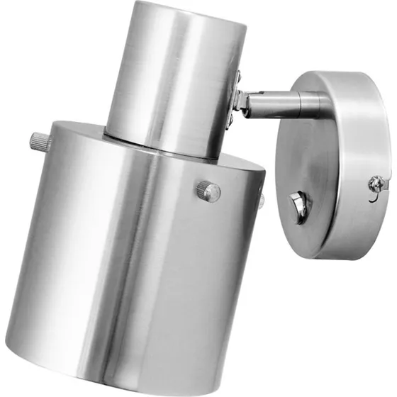 Globen Lighting Clark 1 Wandlamp - Geborsteld Staal
